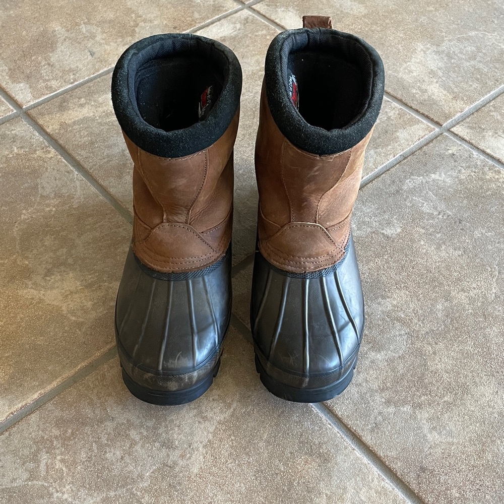 Men's Bass Thermo Lite Performance Insulations Brown/Black SNOW Boots